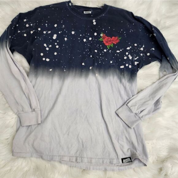 Broken Promises long sleeve ombre t-shirt‎ - Picture 1 of 9